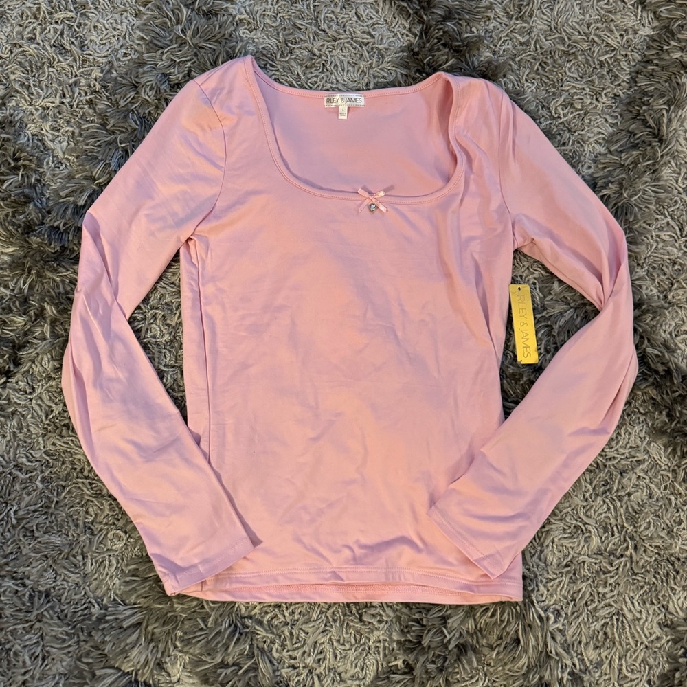 Pajama shirt long sleeves juniors